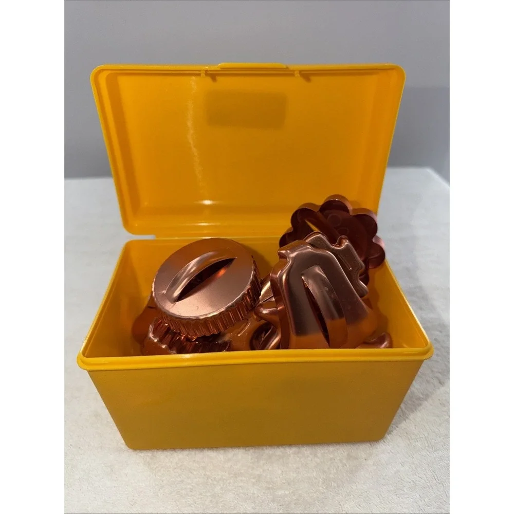 Land O Lakes Butter Cookie Kit Copper Cutters Press 1970s Kit Clean Vintage